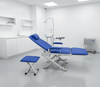Easy-to-Clean Spittoon Equipped Cheap Dental Folding Chair | Portable Medical Dental Unit