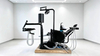 CQ-217 blace color and stanling floor box dental chair