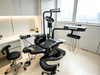 CQ-217 blace color and stanling floor box dental chair